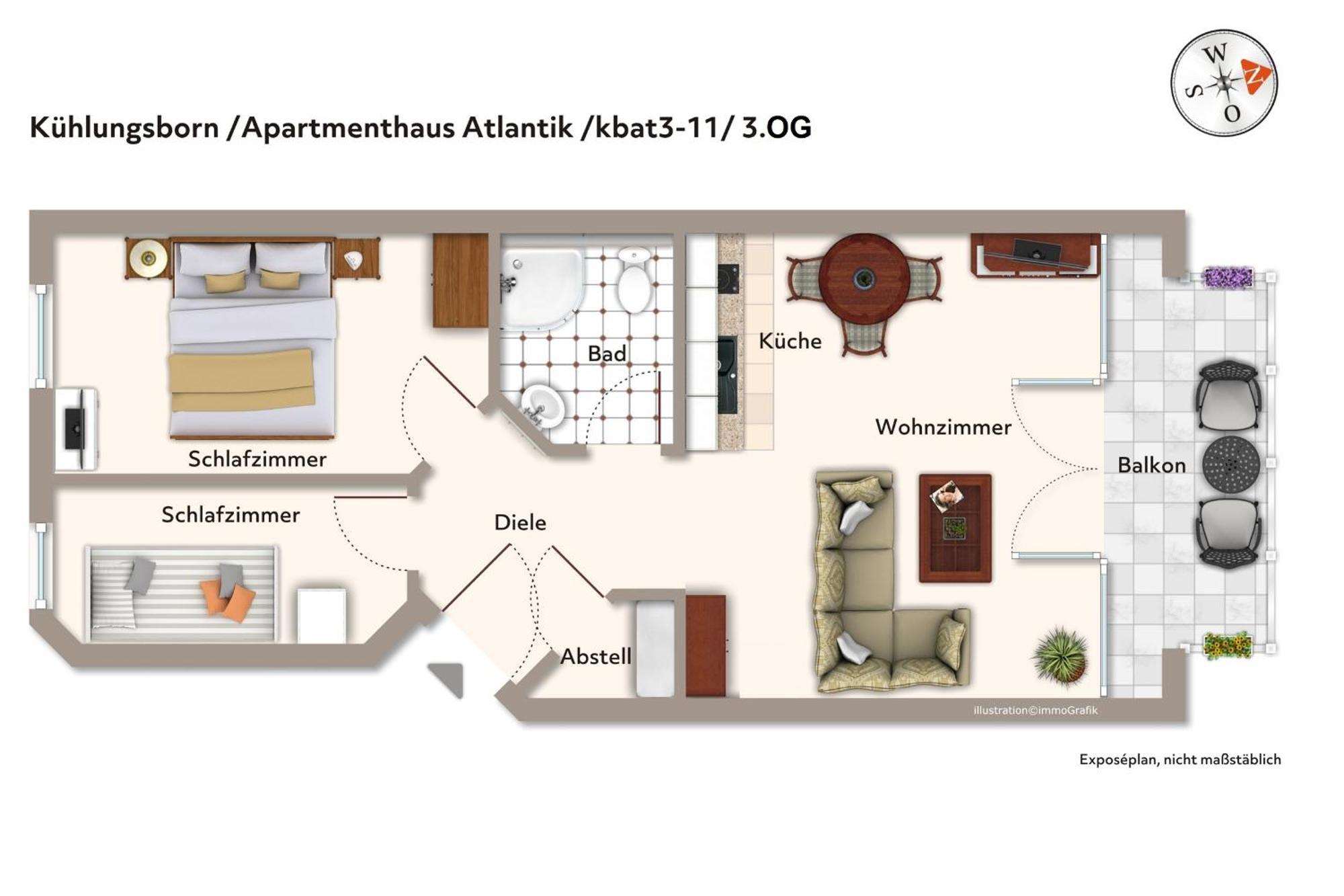 Apartmenthaus Atlantik Apartmenthaus Atlantik 311 Kuehlungsborn Ngoại thất bức ảnh